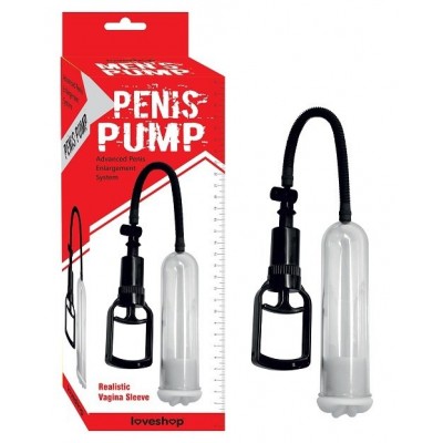Penis Power Massage Pump Siyah Vakumlu Penis Pompası